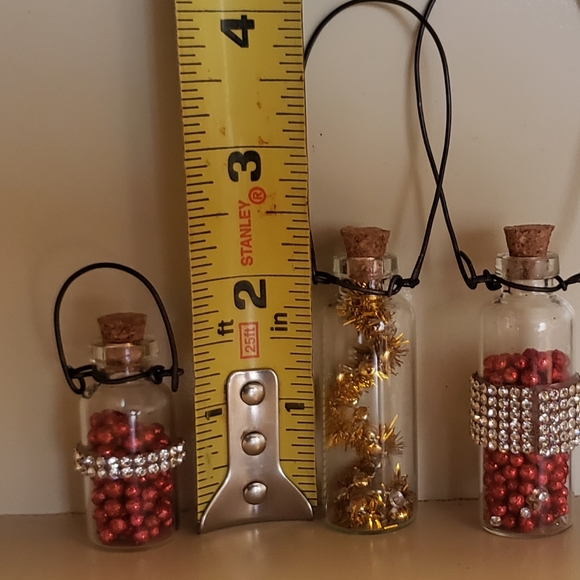 Miniature Bottle Christmas Tree Ornaments - Picture 3 of 9